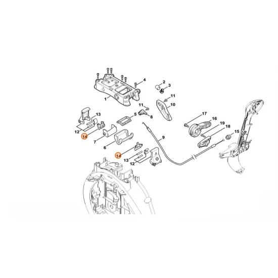 STIHL  Łożysko / wspornik 4244 792 1501